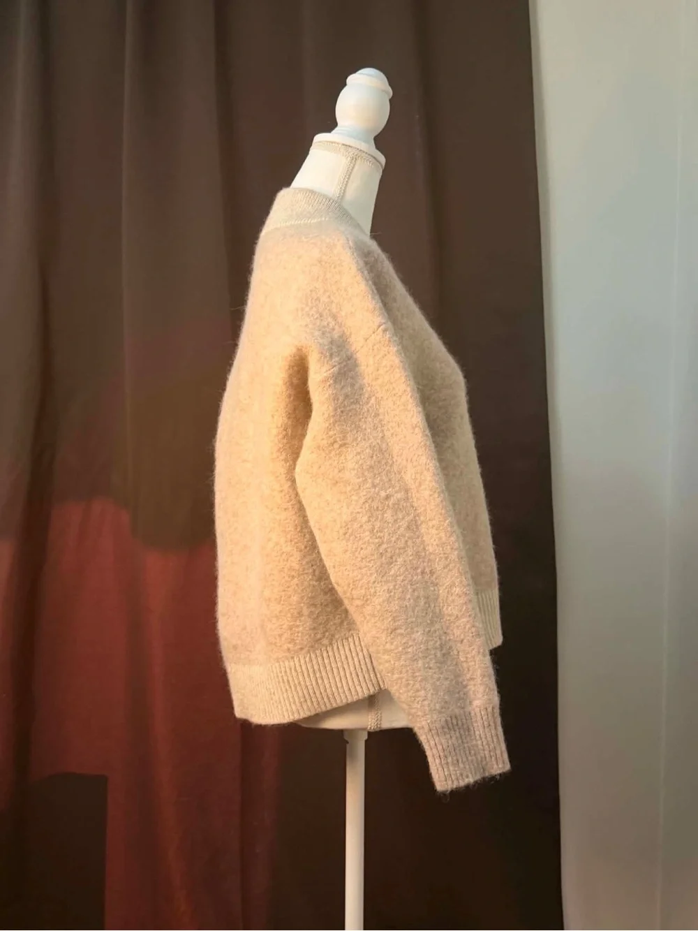 lululemon athletica Beige V-Neck Sweater